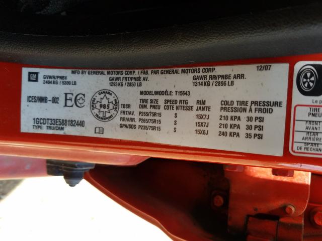 Фото: 1GCDT33E588182440 - 10