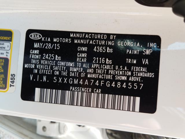 2015 KIA OPTIMA LX 5XXGM4A74FG484557