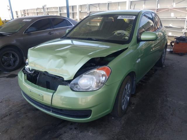 2010 HYUNDAI ACCENT BLU KMHCM3AC0AU160378