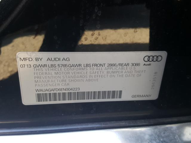 2014 AUDI A8 QUATTRO WAUAGAFD6EN004223