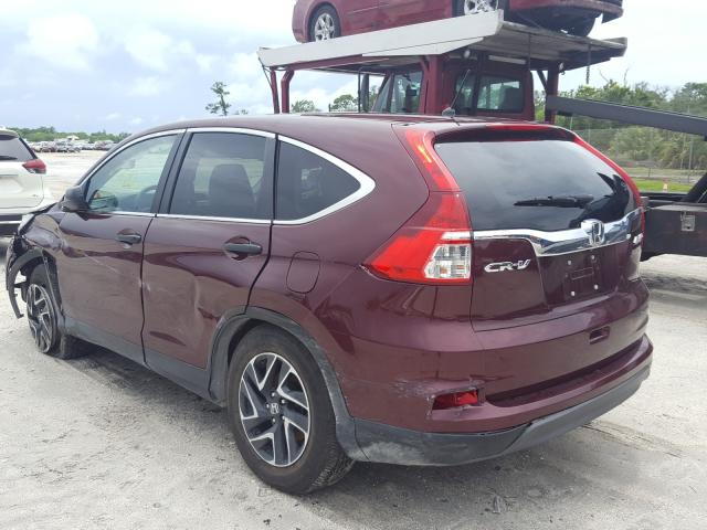 2016 HONDA CR-V SE 2HKRM4H40GH691280
