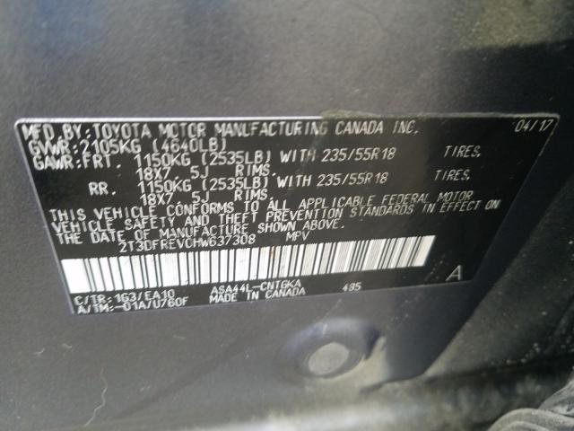 2017 TOYOTA RAV4 LIMIT 2T3DFREV0HW637308