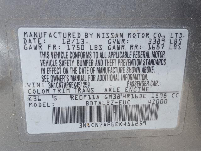 VIN 5TDGZRBH3LS501316 2020 Toyota Highlander, Xle no.10