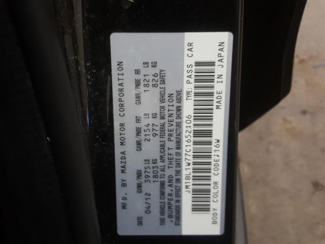 2012 MAZDA 3 I JM1BL1W77C1652106