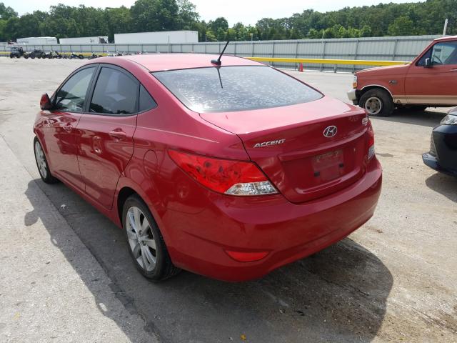 2014 HYUNDAI ACCENT GLS KMHCU4AE2EU621237