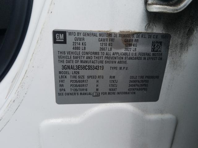 2012 CHEVROLET CAPTIVA SP 3GNAL3E58CS534319