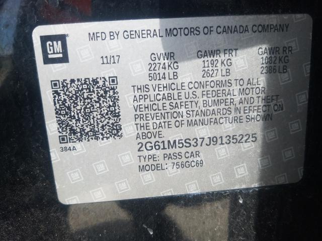 2018 CADILLAC XTS LUXURY 2G61M5S37J9135225