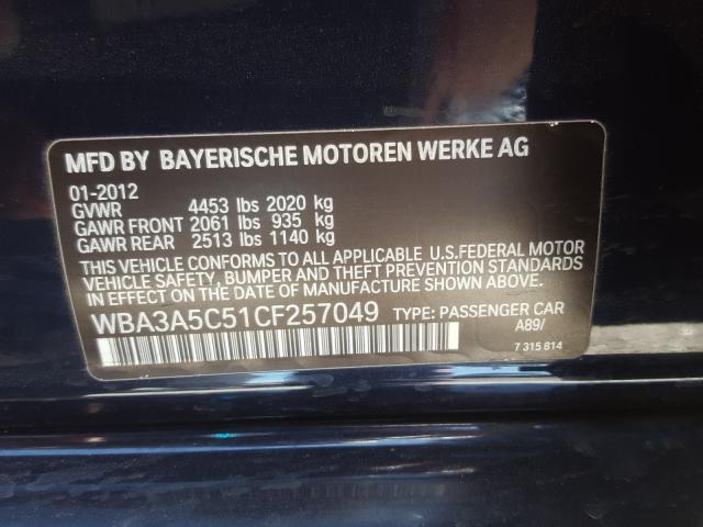 VIN 3FA6P0LU8KR214618 2019 Ford Fusion, Hybrid SE no.10