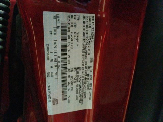 2018 FORD FOCUS SEL 1FADP3M29JL277309