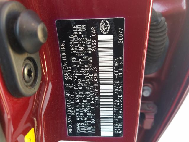 2017 TOYOTA CAMRY 4T1BF1FK1HU650073