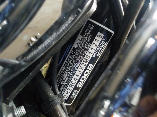 2002 HONDA VT750 CDB JH2RC44JX2M011289