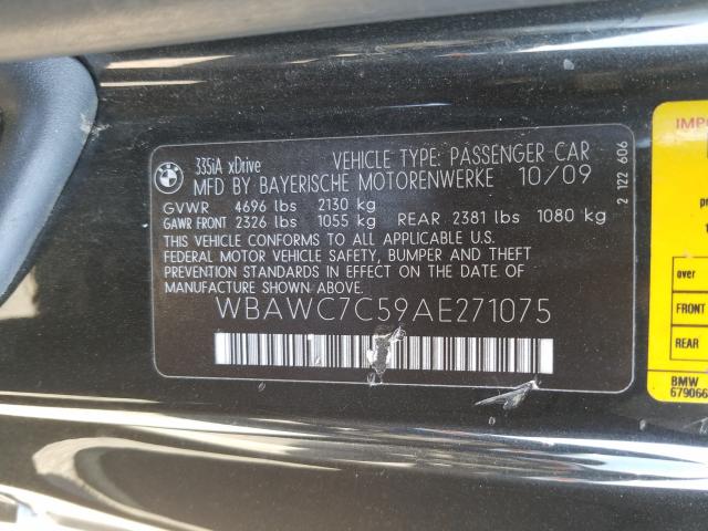 2010 BMW 335 XI WBAWC7C59AE271075