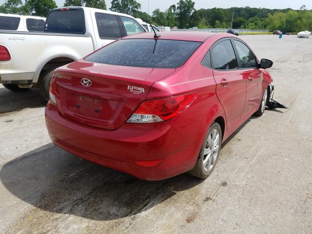 2014 HYUNDAI ACCENT GLS KMHCU4AE2EU621237