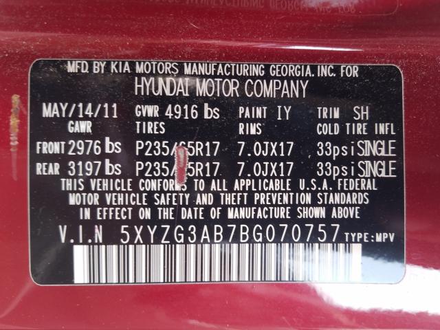 VIN 4T1T11AK4NU643625 2022 Toyota Camry, SE no.10