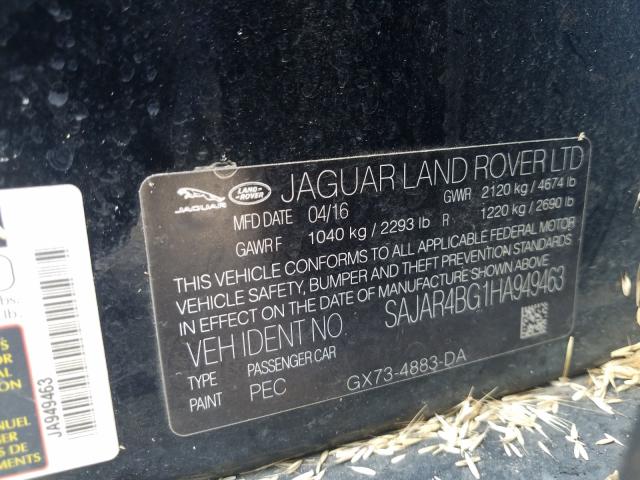 2017 JAGUAR XE SAJAR4BG1HA949463