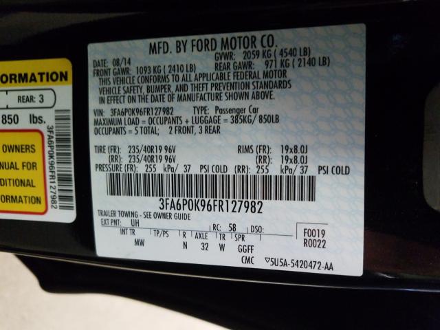 2015 FORD FUSION TIT 3FA6P0K96FR127982