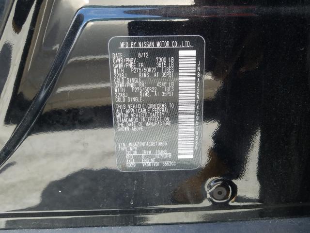 2012 INFINITI QX56 JN8AZ2NF4C9519866
