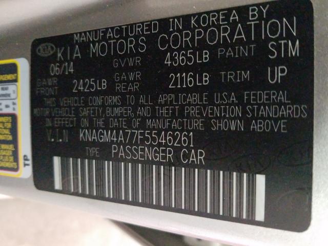 2015 KIA OPTIMA LX KNAGM4A77F5546261