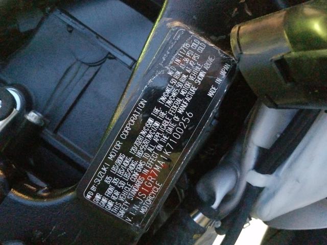 2019 SUZUKI GSX-R750 JS1GR7MA1K7100256