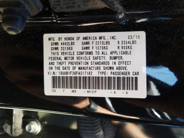 2015 ACURA TLX 19UUB1F36FA017182