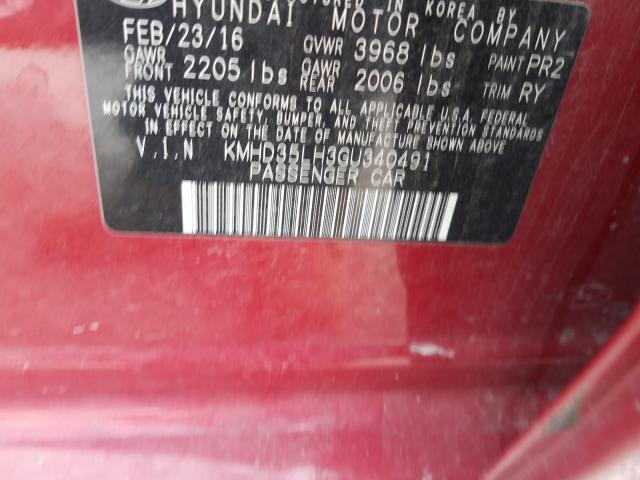 2016 HYUNDAI ELANTRA GT KMHD35LH3GU340491