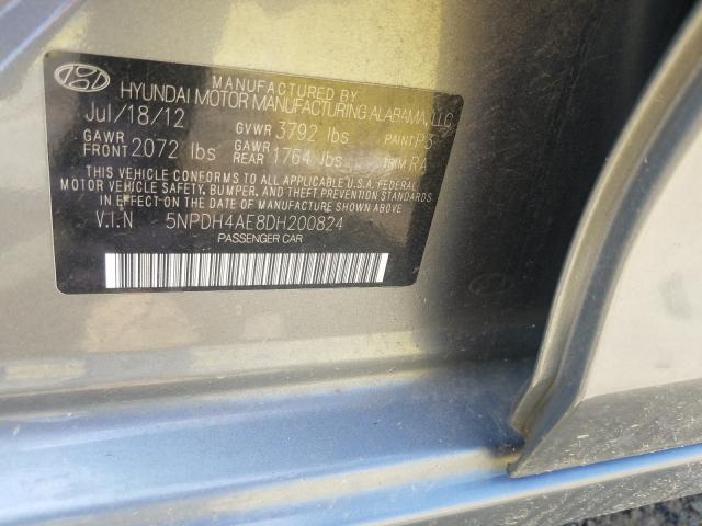 2013 HYUNDAI ELANTRA GL 5NPDH4AE8DH200824