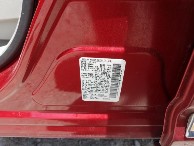 2015 NISSAN ROGUE SELE JN8AS5MT2FW152422