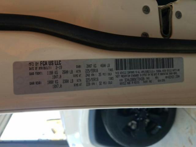 2019 JEEP COMPASS LA 3C4NJDBB5KT724328