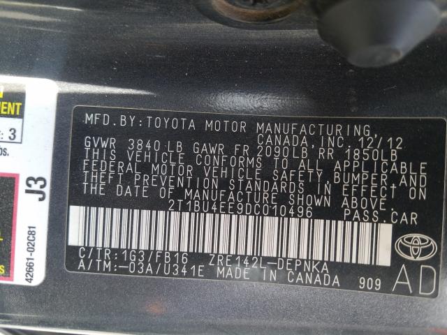 VIN 3FA6P0RU7DR334954 2013 Ford Fusion, Hybrid Tita... no.10