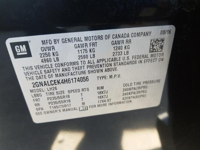 VIN 2C4RC1CGXNR204959 2022 Chrysler Voyager, LX no.10