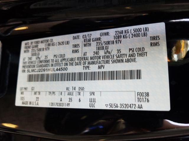 2017 LINCOLN MKC SELECT 5LMCJ2D91HUL44500