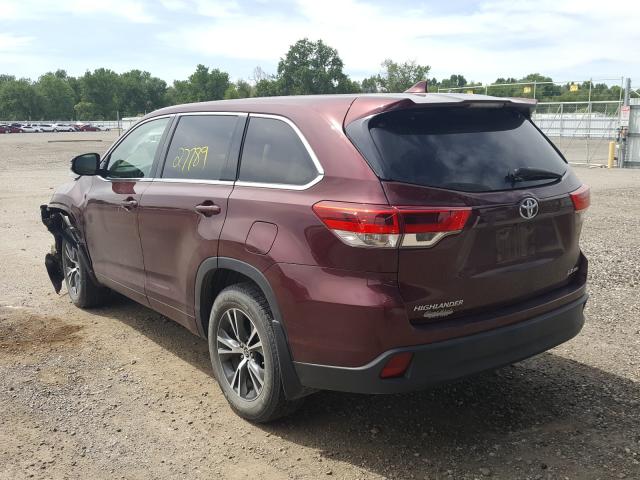 2017 TOYOTA HIGHLANDER 5TDBZRFHXHS417747