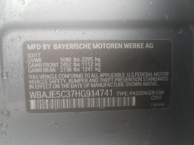 2017 BMW 540 I WBAJE5C37HG914741