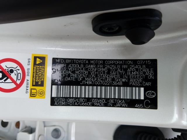 VIN 5FNRL5H63FB106988 2015 Honda Odyssey, Ex-L no.10