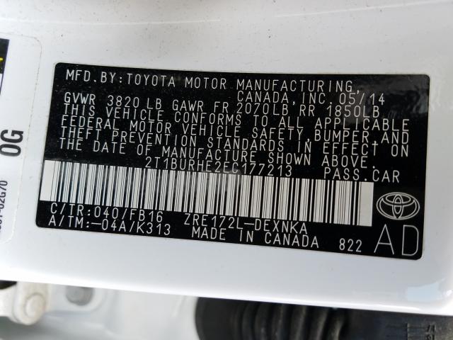 VIN 3FA6P0H72DR183078 2013 Ford Fusion, SE no.10