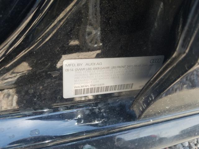 2015 AUDI A4 PREMIUM WAUBFAFL7FN014405