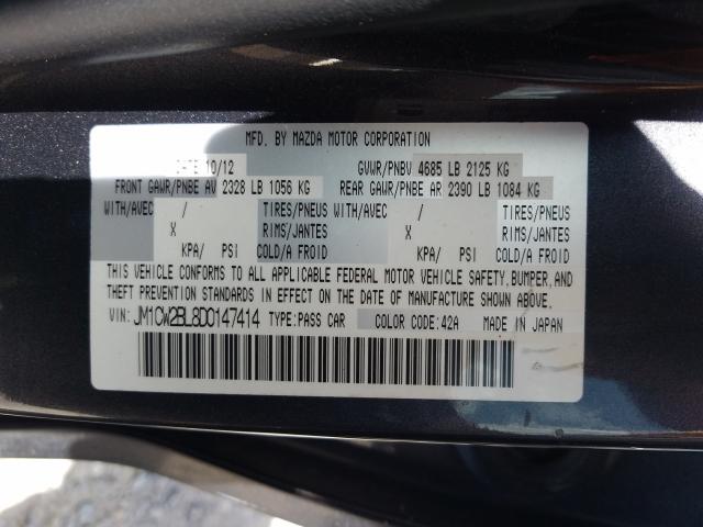 VIN 5TDBK3EH4DS231487 2013 Toyota Highlander, Se V6 no.10