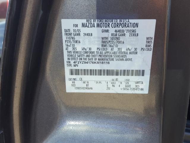 VIN 5FNYF8H63PB024913 2023 Honda Passport, Awd Trai... no.10