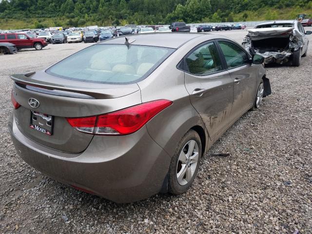 VIN 3MZBN1L35JM249332 2013 HYUNDAI ELANTRA GL no.4