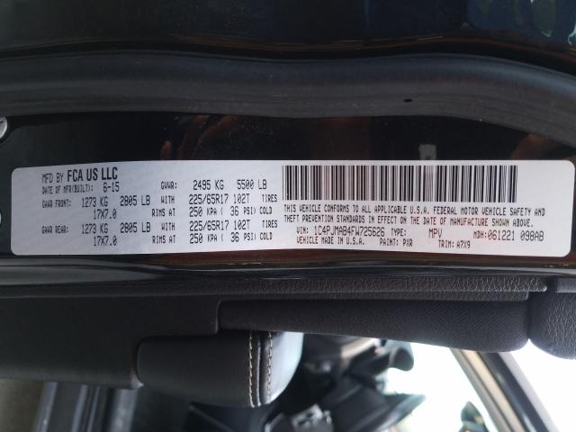 2015 JEEP CHEROKEE S 1C4PJMAB4FW725626