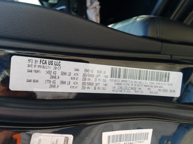 2018 DODGE DURANGO GT 1C4RDJDG5JC194260