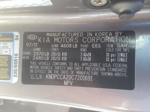 VIN 4T1BF1FK1EU327895 2014 Toyota Camry, SE no.10