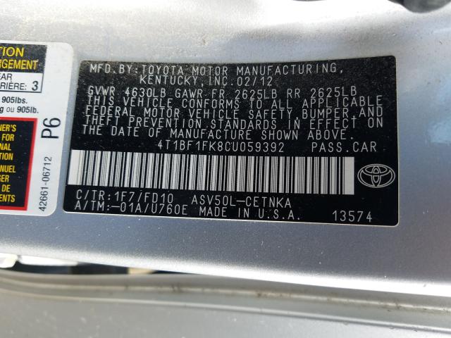 VIN JTMWFREV0JJ746574 2018 Toyota RAV4, Xle no.10