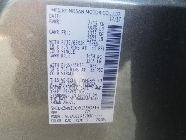 VIN 1HGCR2F33GA005134 2016 Honda Accord, LX no.10