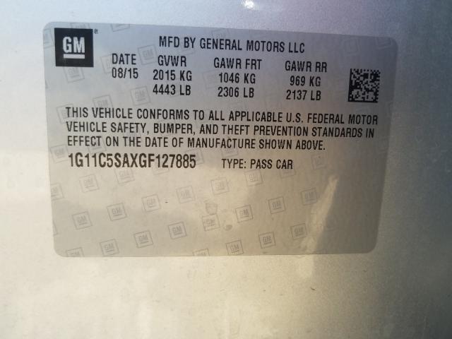 VIN 4T4BF1FK5FR445858 2015 Toyota Camry, Le/Se/Xle/Xse no.10