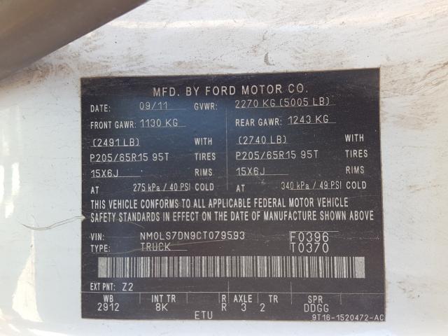 VIN 3FA6P0HR5DR205687 2013 Ford Fusion, SE no.10