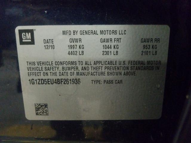 VIN 3FA6P0H7XDR362081 2013 Ford Fusion, SE no.10