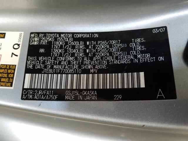 VIN 4T1B11HK3KU683028 2019 Toyota Camry, SE no.10