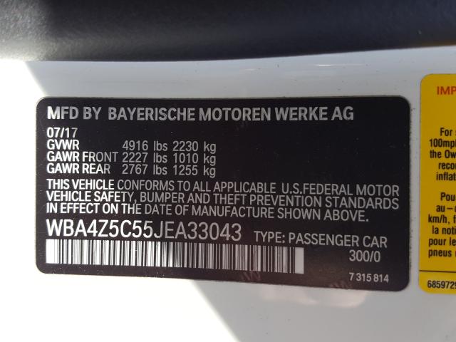 VIN 4T1BF1FK8HU353107 2017 Toyota Camry, SE no.10