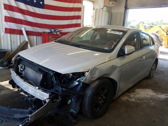 2017 HYUNDAI IONIQ BLUE KMHC65LC1HU030400
